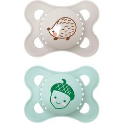 Mam Matte Original Deco Pacifier 0-6 Months Unisex 2pc