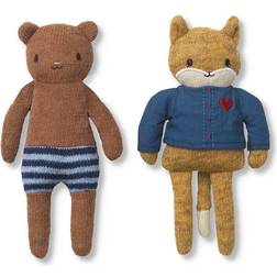Konges Sløjd bamse 2-pak Foxie
