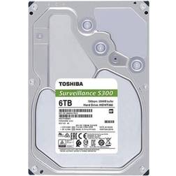 Toshiba S300 Surveillance Hard drive 6 TB internal 3.5-inch SATA 6Gb/s 7200 rpm buffer: 256 MB