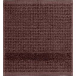 Juna Check Vaskeklud Chokolade Viskestykke Brun (30x30cm)