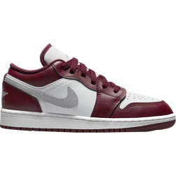 Nike Air Jordan 1 Low GS - Cherrywood Red/White/Cement Grey