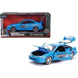 Jada Toys Fast & Furious 1995 Honda Integra 1:24, Bil, Fast & Furious, 8 År, Metal, Plast, Blå