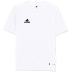 adidas Junior Soccer Entrada 22 Jersey - White (HC5054)