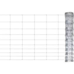 vidaXL havehegn 50x1,5 m galvaniseret sølvfarvet