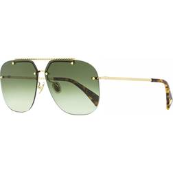 Lanvin Babe 64mm Gradient Oversize Aviator