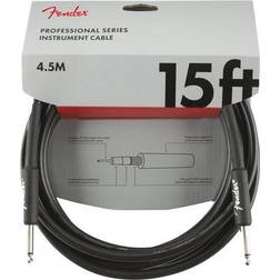Fender Pro Series 15 foot Instrument Cable, Black