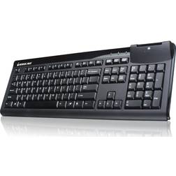 IOGEAR 104-Key Keyboard With Integrated Smart Card Reader