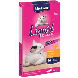 Vitakraft Cat Liquid-Snack Fjerkræ + Taurin 11x90gr