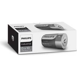 Philips Industrial Alkaline Batteri D 10-pak