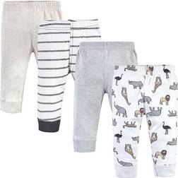 Hudson Baby Pants & Leggings 4-pack - Neutral Safari (10125679)