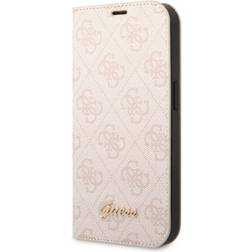Guess Funda Folio para iPhone 14 Pro Max Impresa 4G Trendy Rosa rosa