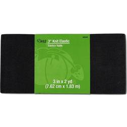 "Dritz 3" Black Knit Elastic 2 Yards"