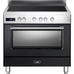 Witt Wic906bl Induktionskomfur Sort/glas Hvid