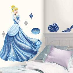 RoomMates Stickers Disney Cendrillon 102 x 75 cm Bleu