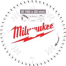 Milwaukee CSB P Alu Sågklinga 160x2,2x20mm 52T