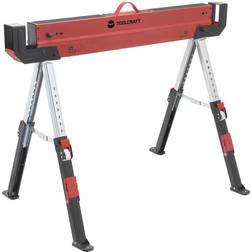 Toolcraft TO-7726197 Steel Sawhorse height-adjustable 300 kg (W x H x D) 520 x 620 x 1088 mm 9.3 kg 1 pc(s)