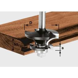 Festool 491129 Counter profile cutter HW shank 8 mm HW S8 D43/21 A/KL