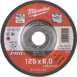 Milwaukee SG Pro 27/125x6 Metal-slibeskive 125 mm 1 stk