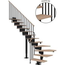Dolle Dubai Kvartsvingstrappe Classic IIII 221-273 cm