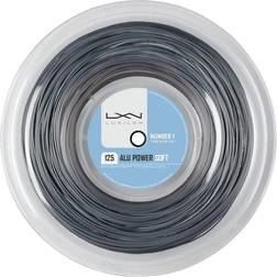 Luxilon Alu Power Soft Bobine Cordage 200m Argent argent