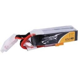 Tattu 450mAh 14.8V 75C 4S Lipo Akku XT30 Long