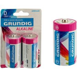 Grundig Batterier LR20 6000 mAh (2 pcs)