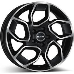 Mak Express Black polished 7.5x18 5/112 ET52 B66.6