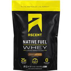 Ascent Protein Native Fuel Whey Clean Post-Workout Recovery Chocolate Peanut Butter