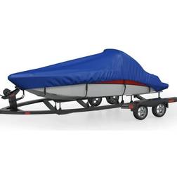 vidaXL Housse de Bateau Couverture de Stockage de Bateau Housse de Canoë Protection Auvent de Bateau Kayak Extérieur Bleu 440x260 cm