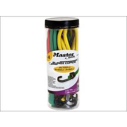 Master Lock 3040EURDAT Cinghia Elastica Twin Wire 6 Pezzi 260 cm + 280 cm + 2100 cm