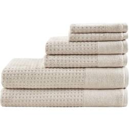 Madison Park Spa Waffle Bath Towel Brown (137.16x)