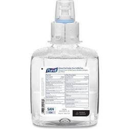 Purell Advanced 70% Alcohol Foaming Hand Sanitizer Refill for CS6, 1200mL, 2/Carton 6551-02