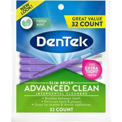 DenTek Slim Brush Interdentalreiniger Advanced Clean Frische Minze 32 Stück