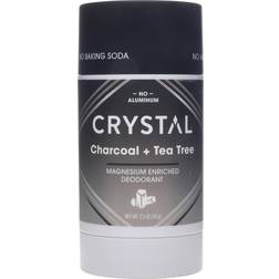 Crystal Body Deodorant, Magnesium Enriched Deodorant, Charcoal + Tea