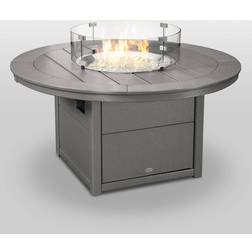 Polywood Round Fire Pit Slate