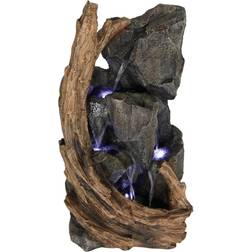 Sunnydaze Decor 35 in. Cascading Mountainside Fountain