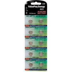 Dantona Val-ag3-10 Valuepaq Energy Ag3 Alkaline Button Cell 10 Pack