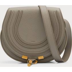 Marcie Mini Whipstitch Saddle Crossbody Bag CASHMERE GREY