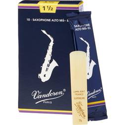 Vandoren Traditional Alto Saxophone Reeds 1.5 (10 Pack)