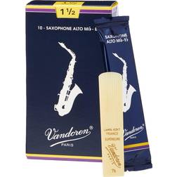 Vandoren Traditional Alto Saxophone Reeds 1.5