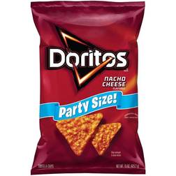 Doritos Nacho Cheese Flavored Tortilla Chips Party Size 14.5oz