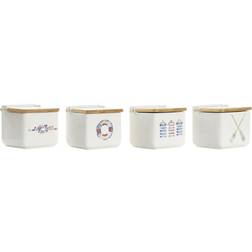 Dkd Home Decor Havsblå Bol à Sel 4pcs 12.5cm