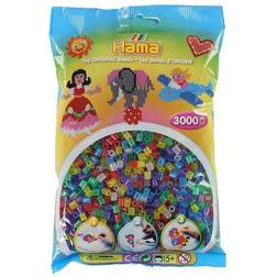 Hama Beads Midi Perler, Glitter Mix med 3000 stk 201-54