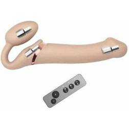 Strap-on-Me Vibrating Bendable Dildo Natural Large