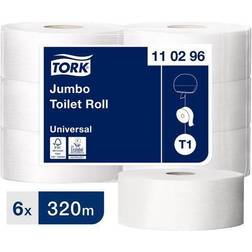 Tork Toalettpapper Uni T1 2-lag 6/FP