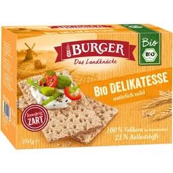 Biogan Burger Knækbrød fuldkorn 250g