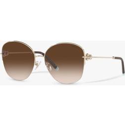 Tiffany & Co. TF 3082 PALE GOLD/BROWN SHADED