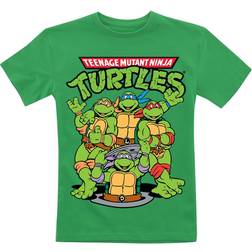 Hybris Kid's Teenage Mutant Ninja Turtles Group T-shirt - Green