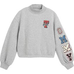 Tommy Hilfiger Sweatshirt Badge Mock Light Heathe (140) Sweatshirt