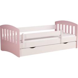 Furniturebox Juniorsäng Kilakila 80x140 - Rosa/Grå